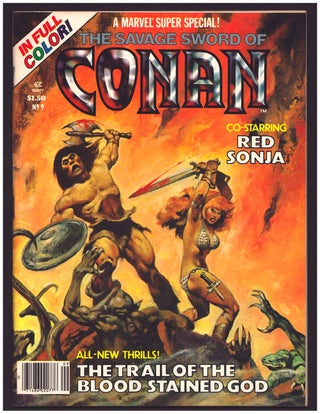 Item #35504 Marvel Super Special #9. The Savage Sword of Conan. Roy Thomas, John Buscema