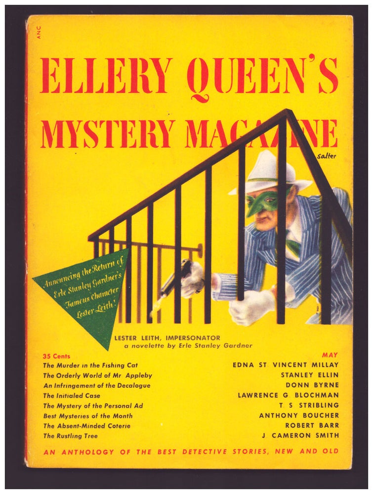 Item #35508 Lester Leith, Impersonator in Ellery Queen's Mystery Magazine May 1950. Erle Stanley Gardner.