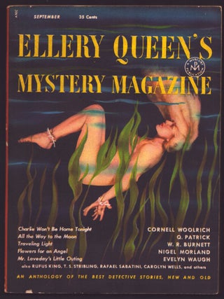 Item #35514 Charlie Won't Be Home Tonight in Ellery Queen's Mystery Magazine September 1951....