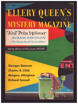 Item #35528 Inspector Maigret in The Most Obstinate Man in Paris in Ellery Queen's Mystery...