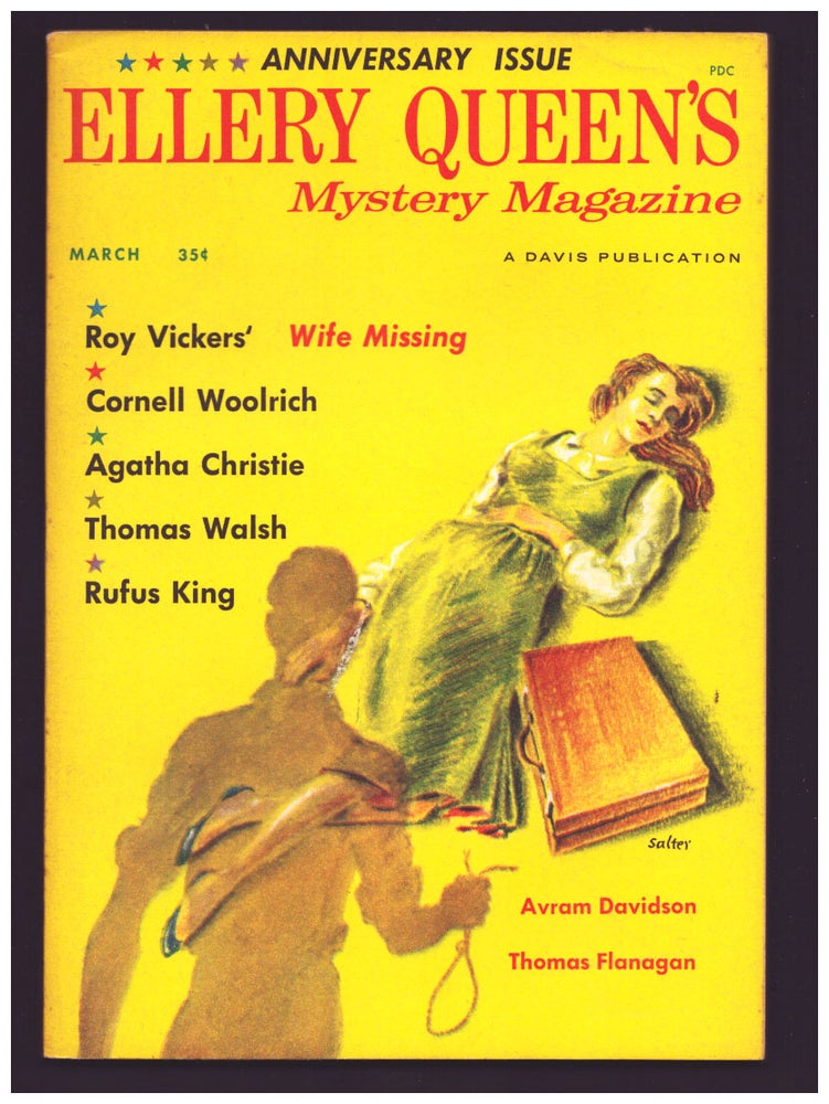 Item #35531 Don't Bet on Murder in Ellery Queen's Mystery Magazine March 1958. Cornell Woolrich.