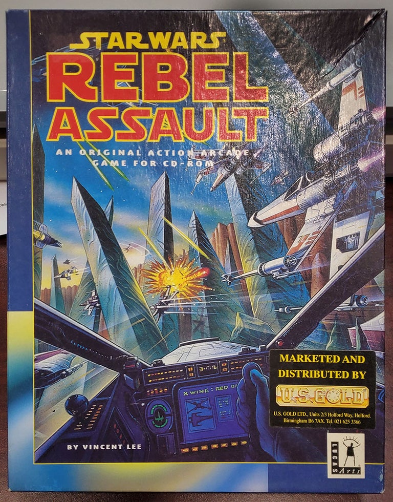 Item #35538 Star Wars: Rebel Assault. (PC Big Box Version for the British Market). LucasArts.
