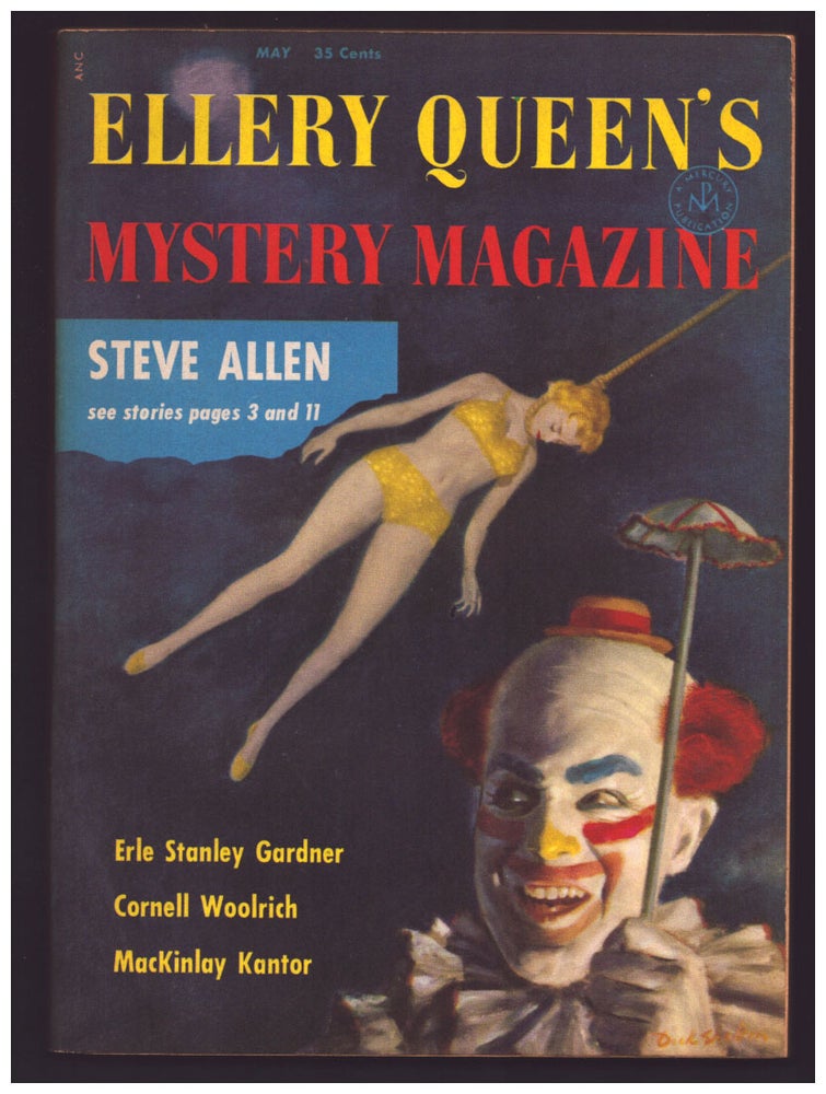 Item #35560 The Absent-Minded Murder in Ellery Queen's Mystery Magazine May 1956. Cornell Woolrich.