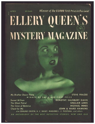 Item #35565 My Brother Down There in Ellery Queen's Mystery Magazine April 1953. Steve Frazee