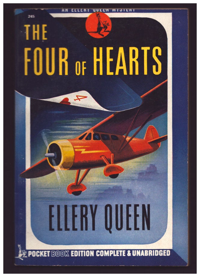 Item #35604 The Four of Hearts. Ellery Queen.