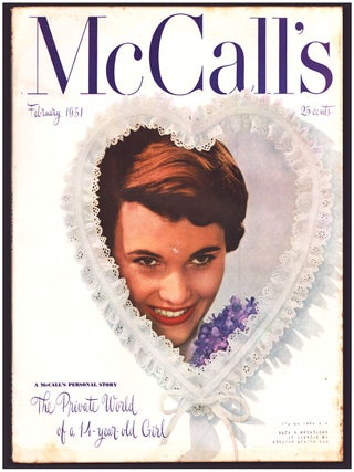 Item #35606 Guess Again, Lady in McCall's Magazine February 1951. Frederick Nebel