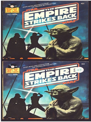 Star Wars. Star Wars: The Empire Strikes Back. Star Wars: Return of the Jedi. Star Wars: Planet of the Hoojibs. Star Wars: Return of the Jedi - The Ewoks Join the Fight. Set of 15 33 1/3 24 Page Read-Along Records and Books.