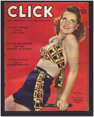 Item #35613 Click April 1940. (Ruth Terry Pin-Up Cover). Robert M. Rogers, Elliott Curtiss, eds
