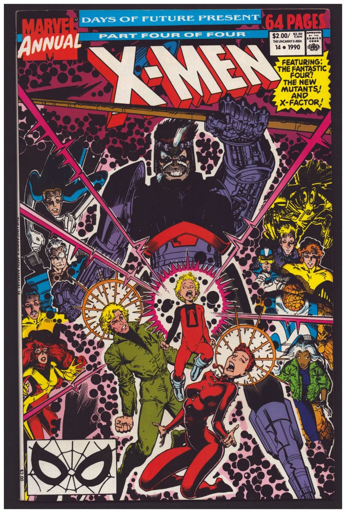 Item #35624 The X-Men Annual #14. (Uncanny X-Men Annual #14). Chris Claremont, Arthur Adams.