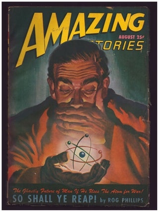 Item #35655 Mer-Witch of Ether 18 in Amazing Stories August 1947. Richard S. Shaver