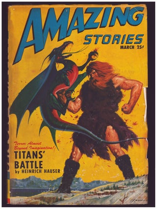 Item #35656 Joe Dannon, Pioneer in Amazing Stories March 1947. Richard S. Shaver