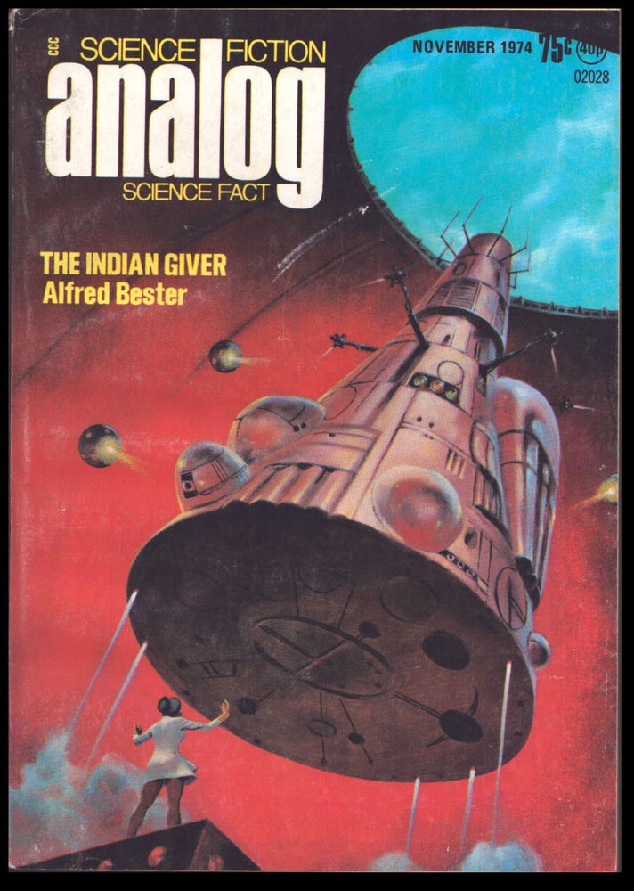 Item #35741 The Indian Giver in Analog Science Fiction Science Fact November 1974. Alfred Bester.