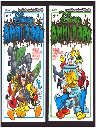 Item #35783 Disney Anni d'Oro #16 and 26. Romano Scarpa, Giorgio Cavazzano, Giovan Battista...