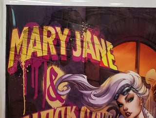 Mary Jane and Black Cat #1 J. Scott Campbell Exclusive Purple Rain Homage Variant Edition.