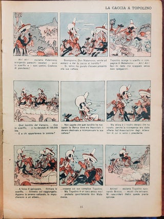 Gli albi d'oro n. 8: Topolino e il terrore del Far-West. (Platinum Age Mickey Mouse Comic Italian Edition.)
