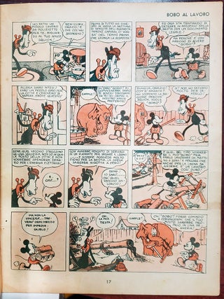 Gli albi d'oro n. 9: Topolino e l'elefante. (Platinum Age Mickey Mouse Comic Italian Edition.)