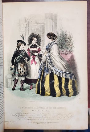 Item #35856 Le Moniteur des dames et des demoiselles. Guide des travaux de dames 1855-1856. Fashion