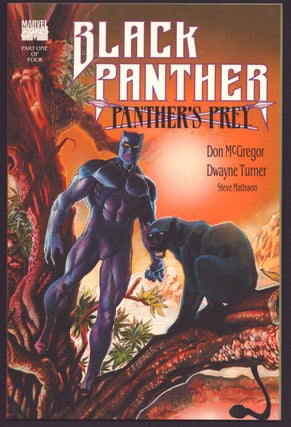 Item #35857 Black Panther: Panther's Prey Complete Mini Series. Don McGregor, Dwayne Turner
