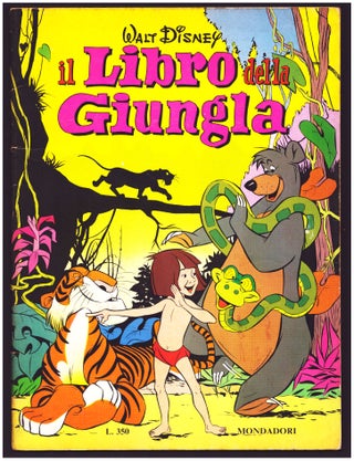 Item #35891 Walt Disney: il libro della giungla. (Walt Disney's The Jungle Book - Italian...