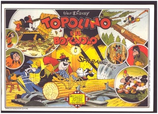 Item #35892 Topolino e il boscaiolo. (Mickey Mouse in The Mystery at Hidden River Italian...