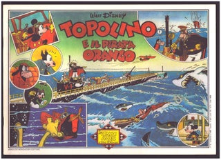 Item #35894 Topolino e il pirata Orango. (Mickey Mouse in The Pirate Submarine Italian Edition)....