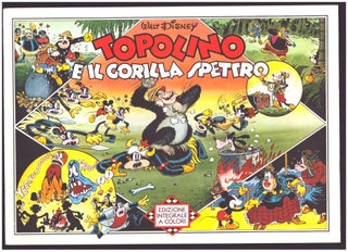Item #35895 Topolino e il gorilla spettro. (Mickey Mouse in Search of Jungle Treasure Italian...