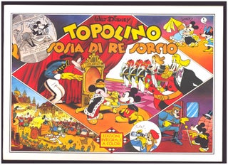 Item #35897 Topolino sosia di Re Sorcio. (Mickey Mouse in The Monarch of Medioka Italian...