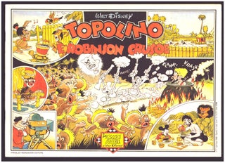 Item #35899 Topolino e Robinson Crusoe. (Mickey Mouse Mickey Mouse Meets Robinson Crusoe Italian...