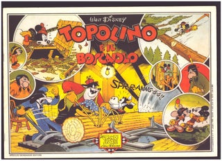 Item #35900 Topolino e il boscaiolo. (Mickey Mouse in The Mystery at Hidden River Italian...