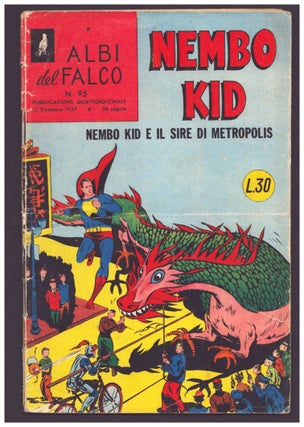Item #35921 Action Comics #231 Italian Edition. Albi del Falco n. 95. Nembo Kid (Superman) e il...