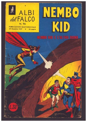 Item #35922 World's Finest Comics #90 Italian Edition. Albi del Falco n. 96. Nembo Kid (Superman)...
