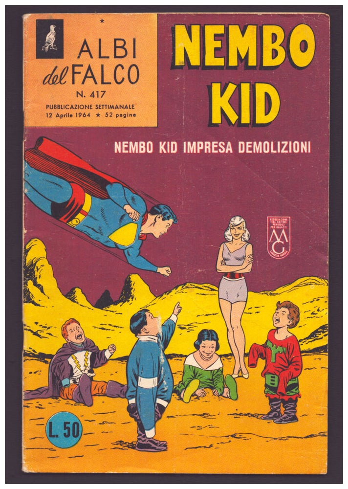 Item #35952 World's Finest Comics #50 Italian Edition. Albi del Falco n. 417. Wayne Boring.
