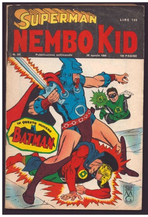 Item #35977 Green Lantern #45 Italian Edition. Superman Nembo Kid #541. Gil Kane