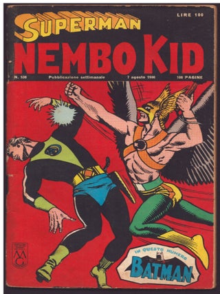 Item #35979 Hawkman #14 Italian Edition. Superman Nembo Kid #538. Murphy Anderson