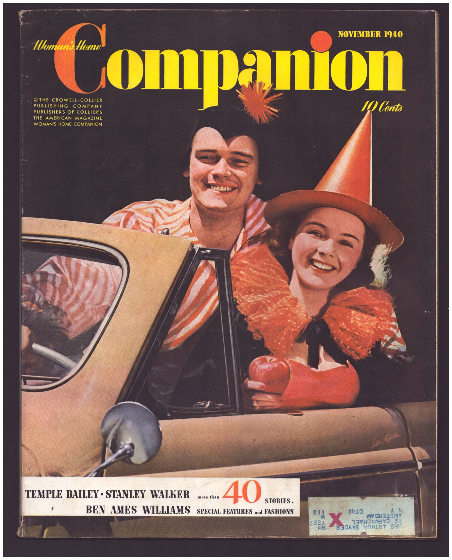 Bailey, Temple - The Blue Cloak Part 2 in Woman's Home Companion November 1940