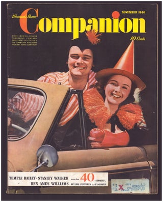 Item #36062 The Blue Cloak Part 2 in Woman's Home Companion November 1940. Temple Bailey