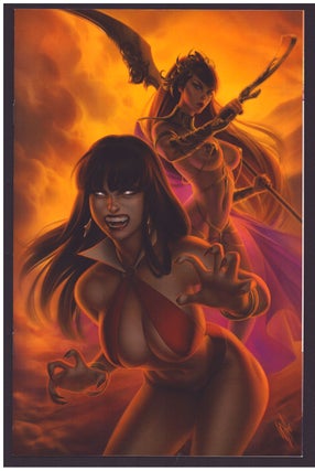 Item #36079 Vampirella / Dejah Thoris #1 KRS Comics Exclusive Virgin Variant Cover by Warren...