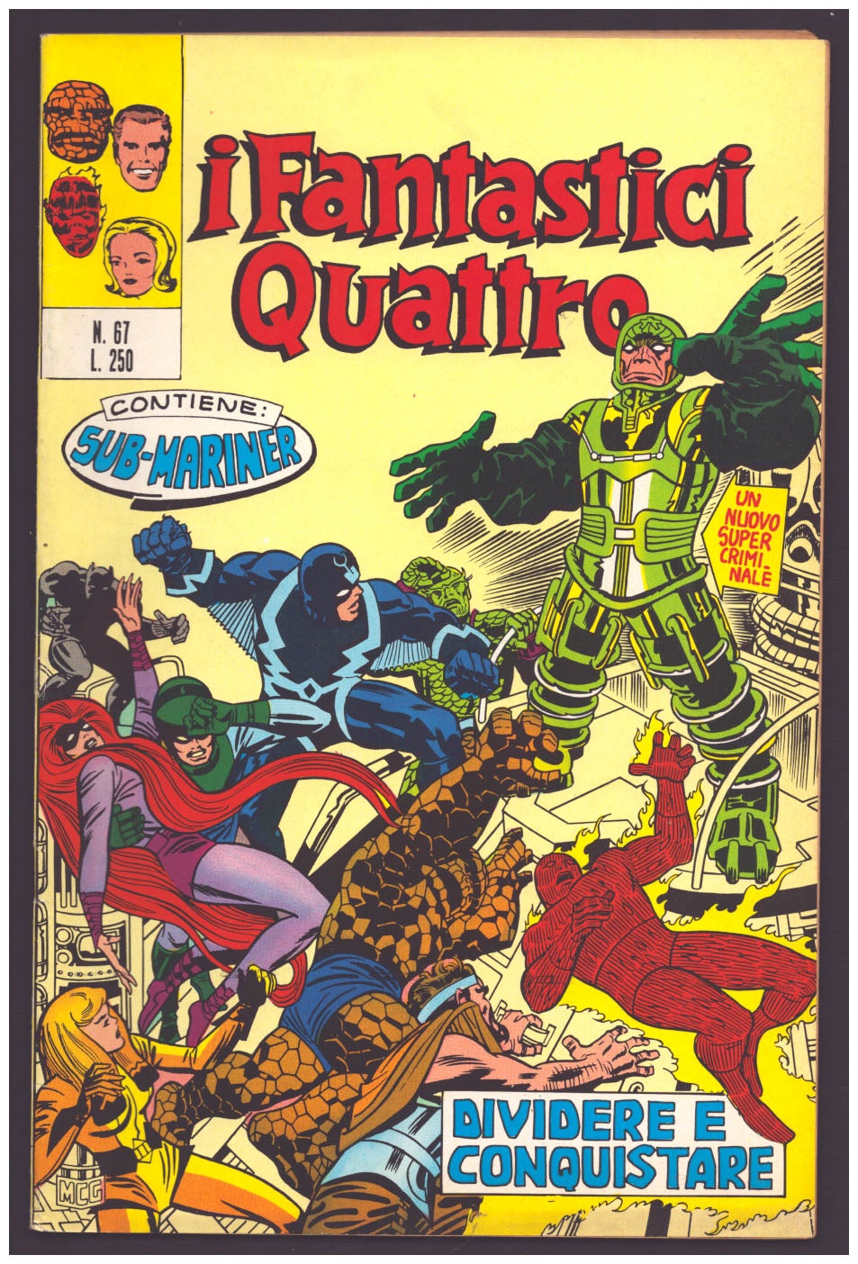 Lee, Stan; Kirby, Jack - I Fantastici Quattro #67. (Fantastic Four Annual #5 Italian Edition)
