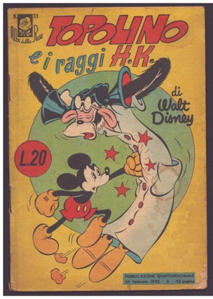 Item #36093 Albi della rosa #21. Topolino e raggi H. K. (Mickey Mouse in Blaggard Castle Italian...