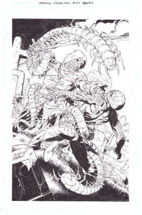 Item #36105 Mark Bagley Original Cover Art for Amazing Spider-Man #54 Variant B. Mark Bagley,...
