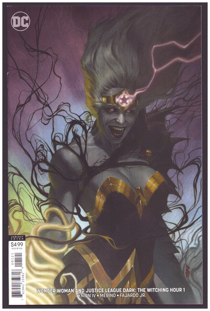 Item #36109 Wonder Woman and Justice League Dark: The Witching Hour #1 Variant Cover. James Tynion IV, Jesus Merino.
