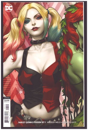 Item #36111 Harley Quinn and Poison Ivy #1B Variant Cover. Jody Houser, Adriana Melo