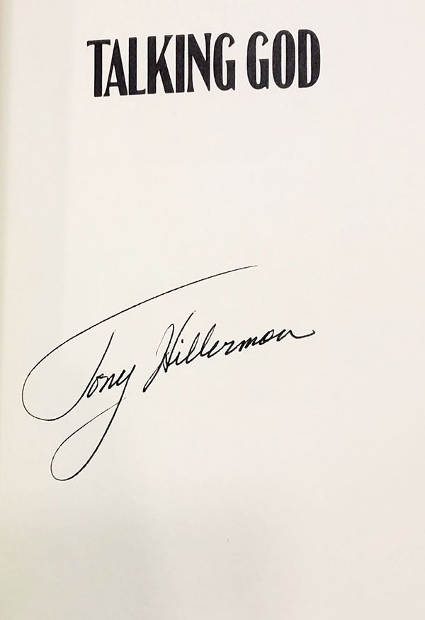 Talking God. Signed Copy | Tony Hillerman | First Edition