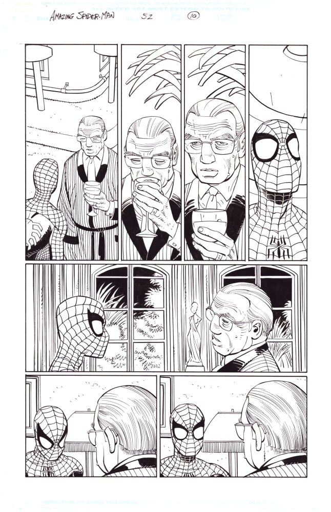 Item #36169 Amazing Spider-Man #52 (493) Dig This Page 10 Original Comic Art by John Romita, Jr. John Romita, Jr., Scott Hanna.