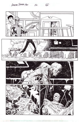 Item #36172 Amazing Spider-Man #52 (493) Dig This Page 13 Original Comic Art by John Romita, Jr....