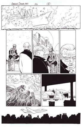 Item #36177 Amazing Spider-Man #52 (493) Dig This Page 18 Original Comic Art by John Romita, Jr....