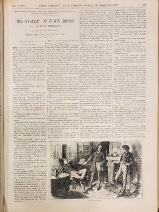 The Mystery of Edwin Drood Complete Serialization in Every Saturday: An Illustrated Weekly Journal Volume 1, January to December 1870.
