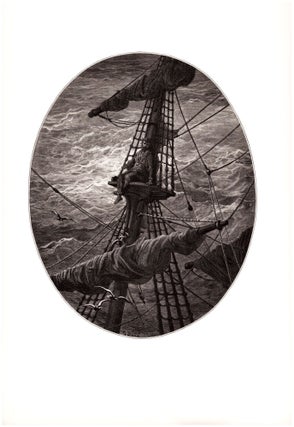 Item #36294 Original Plate with Engraving from The Rime of the Ancient Mariner. Gustave Dor&eacute