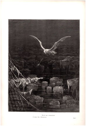 Item #36302 "... With my cross-bow I shot the Albatross." - Original Plate with Engraving from...