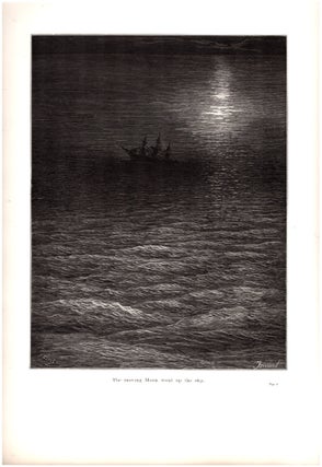 Item #36313 "The moving Moon went up the sky." - Original Plate with Engraving from The Rime of...